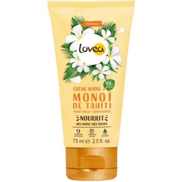 LOVEA MONOI DE TAHITI (LOVEA) MONOI DE TAHITI HAND CREAM HANDCREME TUBE 75 ML