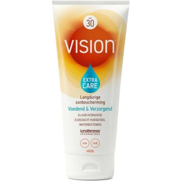 VISION EXTRA CARE SPF 30 ZONNEBRAND TUBE 185 ML