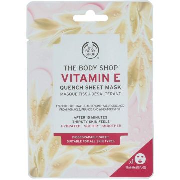 THE BODY SHOP VITAMIN E QUENCH SHEET MASK GEZICHTSMASKER 1 STUK