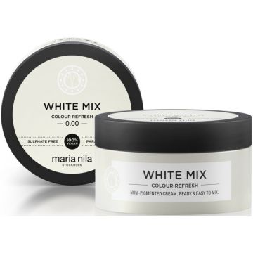 MARIA NILA COLOUR REFRESH (MARIA NILA) COLOUR REFRESH HAIR MASK WITH COLORED PIGMENTS 0.00 WHITE MIX POT 100 ML
