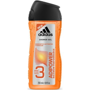 ADIDAS ADIPOWER MAN SHOWER GEL DOUCHEGEL FLACON 250 ML