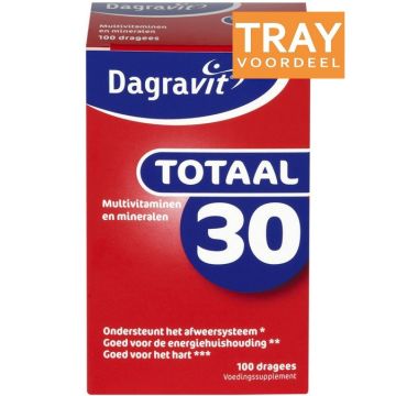 DAGRAVIT TOTAAL 30 DRAGEES VOEDINGSSUPPLEMENT 96 X 100 STUKS
