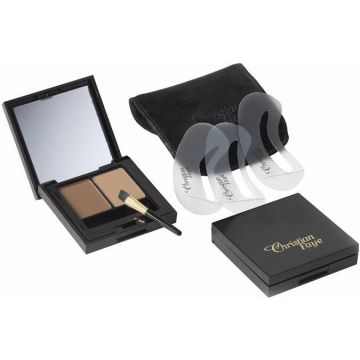 CHRISTIAN FAYE DEEP BLONDE EYEBROW DUO SET 1 STUK