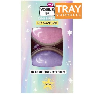 VOGUE GIRL DIY SOAP LAB SET TRAY 6 X 1 STUK