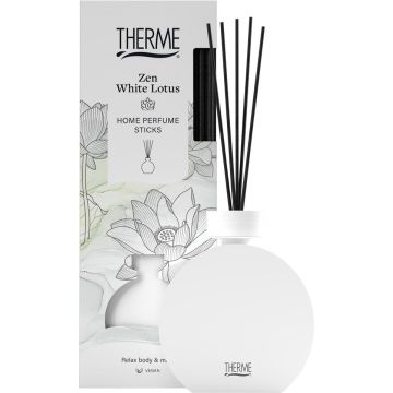 THERME ZEN WHITE LOTUS HOME PERFUME STICKS GEURSTOKJES 150 ML