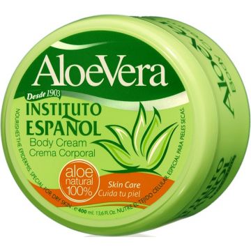 INSTITUTO ESPANOL ALOE VERA (INSTITUTO ESPANOL) ALOE VERA BODY CREAM BODYCREME POT 400 ML