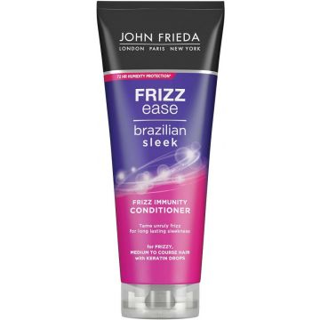 JOHN FRIEDA FRIZZ-EASE BRAZILIAN SLEEK (JOHN FRIEDA) BRAZILIAN SLEEK FRIZZ IMMUNITY CONDITIONER CREMESPOELING TUBE 250 ML