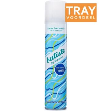 BATISTE FRESH DRY SHAMPOO DROOGSHAMPOO 6 X 200 ML