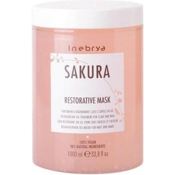 INEBRYA SAKURA (INEBRYA) REGENERATING GEL TREATMENT FOR SCALP & HAIR HAARMASKER POT 1000 ML