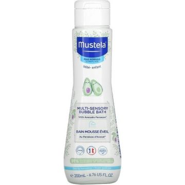 MUSTELA BEBE MULTI-SENSORY BUBBLE BATH FLACON 200 ML