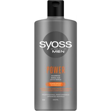 SYOSS MEN POWER (SYOSS) POWER SHAMPOO FLACON 440 ML
