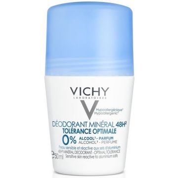 VICHY DEODORANT MINERAL 48H TOLERANCE OPTIMALE DEO ROLLER 50 ML