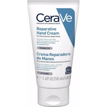 CERAVE REPARATIVE HAND CREAM FOR EXTREMELY DRY, ROUGH HANDS HANDCREME TUBE 50 ML