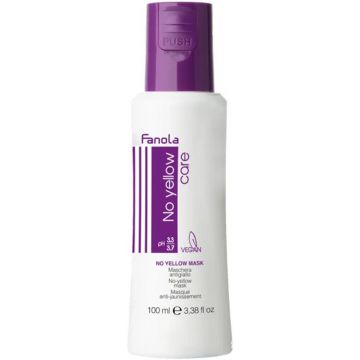 FANOLA NO YELLOW (FANOLA) NO YELLOW MASK HAARMASKER POT 100 ML