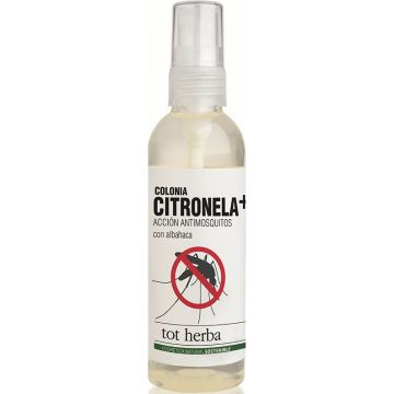 TOT HERBA BASIL ANTI-MOSQUITO CITRONELLA + COLOGNE ANTI-MUGGEN SPRAY 100 ML