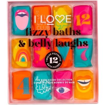 I LOVE FIZZY BATHS & BELLY LAUGHS GESCHENKSET 1 STUK