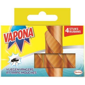 VAPONA VLIEGENVANGERS DOOSJE 4 STUKS