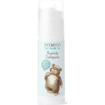 SYLVECO FOR KIDS 3+ (SYLVECO) FOR KIDS 3+ MINT FLUORIDE TOOTHPASTE TANDPASTA POMP 75 ML