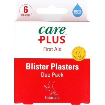 CARE PLUS FIRST AID BLISTER PLASTERS BLARENPLEISTERS PAK 6 STUKS