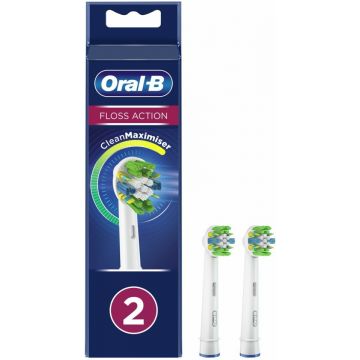 ORAL-B FLOSS ACTION (ORAL-B) FLOSS ACTION OPZETBORSTELS PAK 2 STUKS