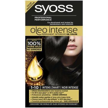 SYOSS OLEO INTENSE (SYOSS) OLEO INTENSE 1-10 INTENS ZWART HAARVERF PAK 1 STUK