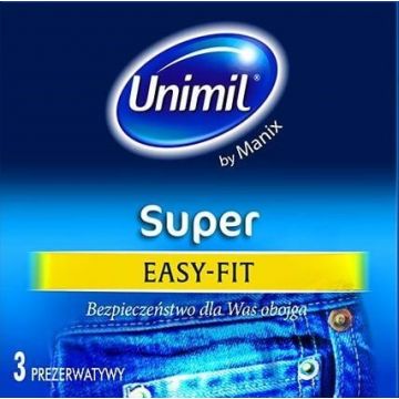 UNIMIL SUPER EASY-FIT CONDOOMS DOOSJE 3 STUKS