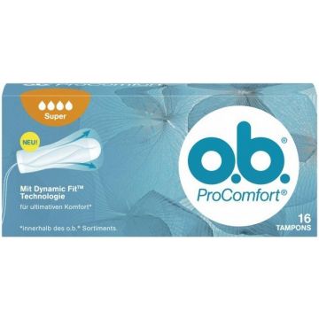 OB PRO COMFORT SUPER (OB) SUPER TAMPONS DOOSJE 16 STUKS