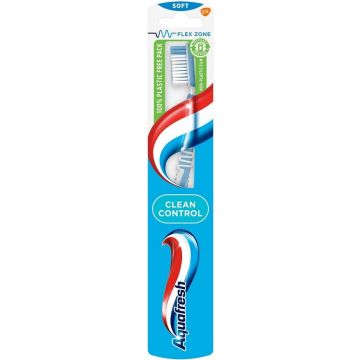 AQUAFRESH CLEAN CONTROL SOFT TANDENBORSTEL PAK 1 STUK