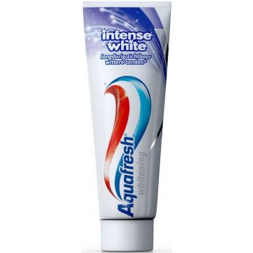 AQUAFRESH INTENSE WHITE (AQUAFRESH) INTENSE WHITE WHITENING TANDPASTA TUBE 75 ML