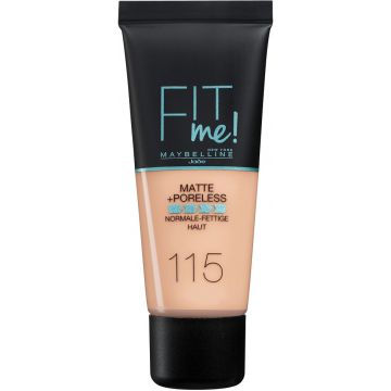 MAYBELLINE FIT ME MATTE + PORELESS 115 IVORY FOUNDATION 30 ML