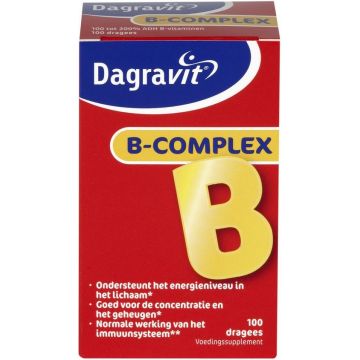 DAGRAVIT B-COMPLEX DRAGEES VOEDINGSSUPPLEMENT POT 100 STUKS