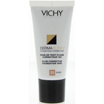 VICHY DERMABLEND (VICHY) DERMABLEND CORRECTIVE FOUNDATION 16 HR SPF 30 35 SAND TUBE 30 ML