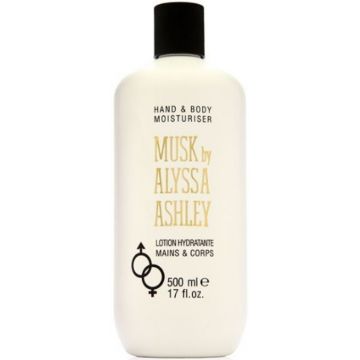ALYSSA ASHLEY MUSK HAND & BODY MOISTURISER BODY LOTION FLACON 500 ML