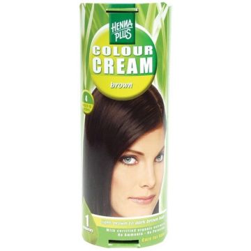 HENNA PLUS COLOUR CREAM 4 BROWN HAARKLEURING PAK 1 STUK