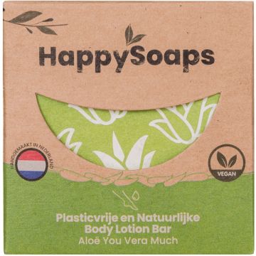 HAPPYSOAPS ALOE YOU VERA MUCH BODYLOTION BAR DOOSJE 65 GRAM