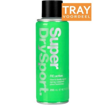 SUPERDRY SPORT RE:ACTIVE (SUPERDRY) RE:ACTIVE DEODORANT SPRAY TRAY 6 X 200 ML