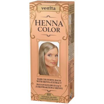 VENITA HENNA COLOR (VENITA) HENNA COLOR 111 NATURAL BLOND HAARVERF DOOSJE 75 ML