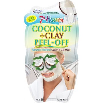 MONTAGNE JEUNESSE 7TH HEAVEN COCONUT + CLAY PEEL-OFF GEZICHTSMASKER ZAKJE 10 ML