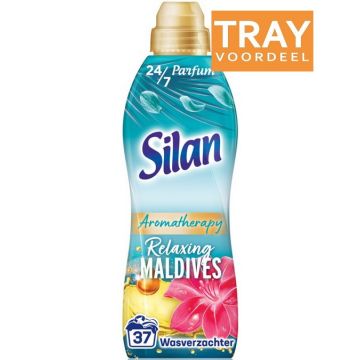 SILAN AROMA THERAPY RELAXING MALDIVES WASVERZACHTER TRAY 12 X 851 ML
