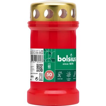 BOLSIUS NR 3 HERDENKINGSLICHT (ROOD) 1 STUK