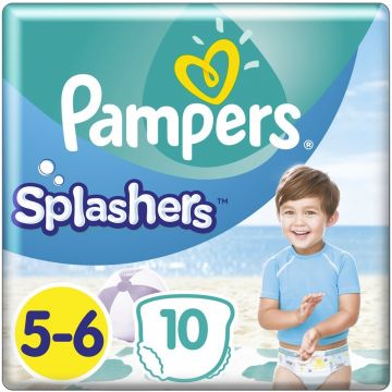 PAMPERS SPLASHERS (PAMPERS) SPLASHERS 5-6 ZWEMLUIERS PAK 10 STUKS