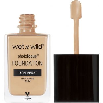 WET N WILD PHOTO FOCUS FOUNDATION SOFT BEIGE POTJE 30 ML