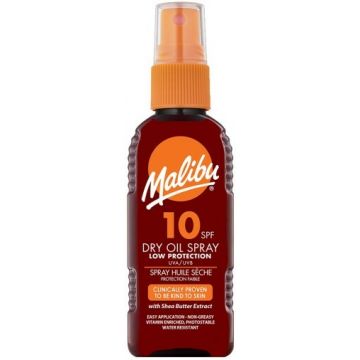 MALIBU SPF 10 LOW PROTECTION DRY OIL ZONNEBRANDSPRAY 100 ML