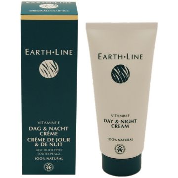 EARTH LINE VITAMINE E DAG & NACHTCREME GEZICHTSCREME TUBE 100 ML