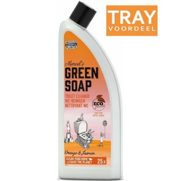 MARCEL'S GREEN SOAP ORANGE & JASMINE TOILET CLEANER TOILETREINIGER 6 X 750 ML