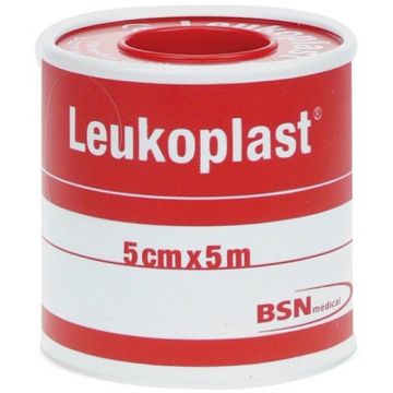 LEUKOPLAST 5 CM X 5 M HECHTPLEISTER BLIK 1 STUK