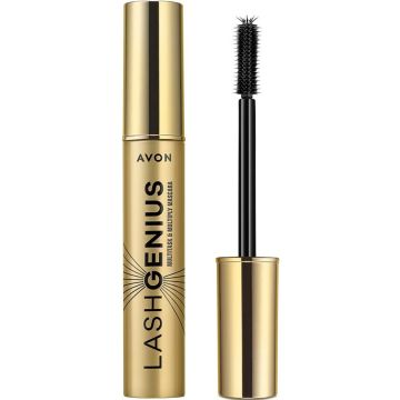 AVON LASH GENIUS BLACKEST BLACK MULTITASK & MULTIPLY MASCARA 10 ML
