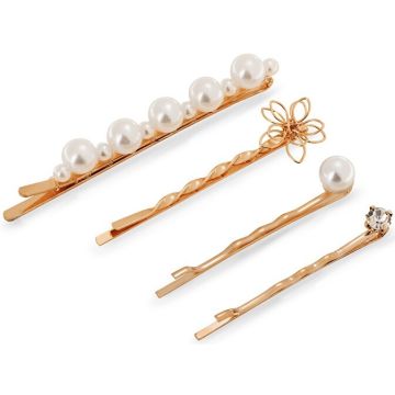 TROLI GOLD-PLATED HAARSPELDEN 4 STUKS