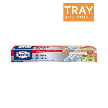 TOPPITS 10 METER ALUMINIUMFOLIE 20 X 1 ROL