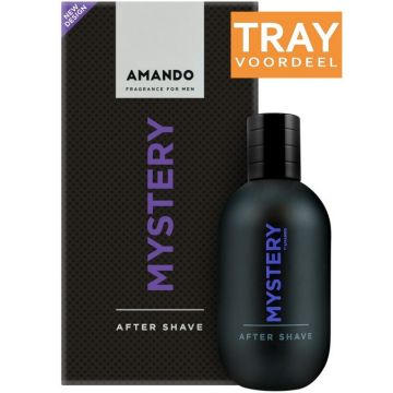 AMANDO MYSTERY AFTERSHAVE TRAY 6 X 100 ML
